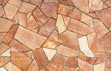 Terracotta Mosaic Background  Mur Fototapeta