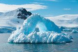 Arch shaped iceberg Antarctica  Krajobraz Fototapeta