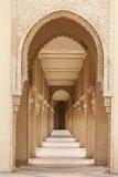 Casablanca, Morocco: Intricate exterior marble and mosaic stone  Optycznie Powiększające Fototapeta