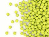 Heap of tennis balls with place for Your text  Sport Plakat