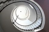 upside view of spiral staircase  Schody Fototapeta