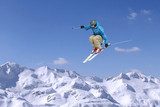 Jumping skier  Fototapety do Pokoju Nastolatka Fototapeta