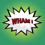 Wham! comic cloud in pop art style  Fototapety Komiks Fototapeta