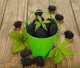 fresh blackberries  Plakaty do kuchni Plakat