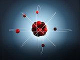 Molecule or atom model  Plakaty do Biura Plakat