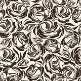 Floral vintage seamless pattern. Vector illustration.  Na meble Naklejka