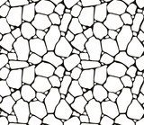 Stones seamless pattern  Na meble Naklejka