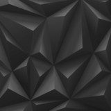 Black carbon background abstract polygon. Fashion luxury  Na meble Naklejka