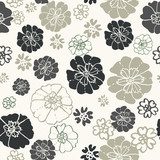pattern floral seamless  Na meble Naklejka