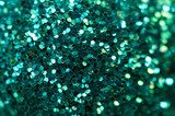 Holiday shiny blurry turquoise background. Macro  Tekstury Fototapeta