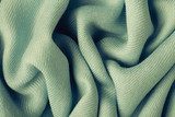 Gray background abstract cloth wavy folds of textile texture  Tekstury Fototapeta