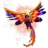 Phoenix Rising  Na laptopa Naklejka