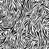 black and white seamless zebra background  Na laptopa Naklejka