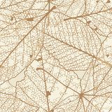Seamless autumn leaves pattern. plus EPS10  Na laptopa Naklejka