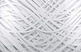 fondo abstracto blanco 3d con lineas  Na stół, biurko Naklejka