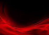 Abstract luminous red and black background  Na stół, biurko Naklejka