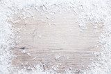 Hintergrund mit Schnee  Na lodówkę Naklejka