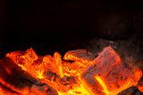 Hot coals in the Fire  Obrazy do Salonu Obraz