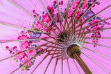 Pink umbrella.  Orientalne Fototapeta