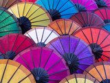 Parasolki, wszędzie parasolki Orientalne Fototapeta