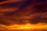 Sky background on sunset  Zachód Słońca Fototapeta