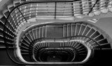 Dark staircase  Schody Fototapeta