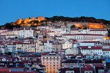 City of Lisbon at Dusk in Portugal  Fototapety Miasta Fototapeta