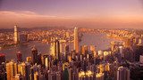 Hong Kong Sunset  Fototapety Miasta Fototapeta