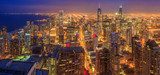 Chicago skyline  Fototapety Miasta Fototapeta