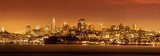 San Francisco skyline at night, USA.  Fototapety Miasta Fototapeta