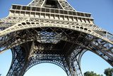 Tour Eiffel, les 4 piliers  Fototapety Wieża Eiffla Fototapeta