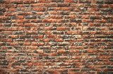 Weathered brick wall  Mur Fototapeta