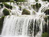 cascade of waterfall in Kornati region, Dalmatia  Fototapety Wodospad Fototapeta