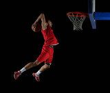 basketball player in action  Sport Plakat