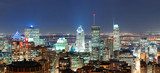 Montreal at dusk panorama  Architektura Plakat