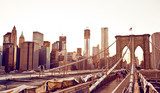 Brooklyn Bridge in New York  Architektura Plakat