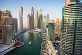 Dubai Marina. UAE  Architektura Plakat