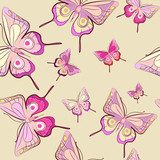 butterflies design  Fototapety do Pokoju Dziewczynki Fototapeta