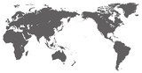 ä¸çå°å³ã- world map -  Mapa Świata Fototapeta