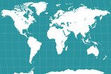Carte du monde  Mapa Świata Fototapeta
