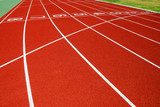 Running tracks of athletics  Stadion Fototapeta