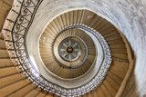 Escaliers d'une tour de FourviÃ¨re   Schody Fototapeta