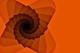 Spiral downward Staircase Background with copy space  Schody Fototapeta