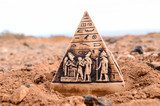 Egyptian Pyramid Model Miniature  Afryka Fototapeta
