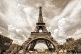Paris - Eiffel Tower  Fototapety Wieża Eiffla Fototapeta