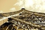 Eiffelturm - retro  Fototapety Wieża Eiffla Fototapeta