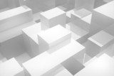 white cubes background  Optycznie Powiększające Fototapeta