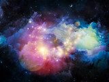 Inner Life of Nebula  Fototapety Kosmos Fototapeta