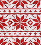 scandynavian knitted pattern  Styl skandynawski Fototapeta