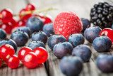 Blueberries background  Obrazy do Kuchni  Obraz